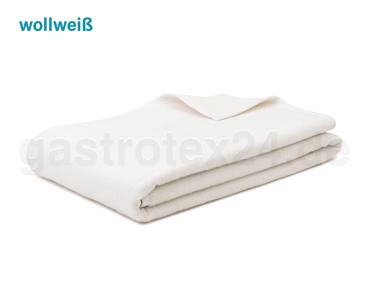Wohndecke "Arizona" 150/200 cm - Mischgewebe - pflegeleicht - 450 gr/qm - Farbe: wollweiß